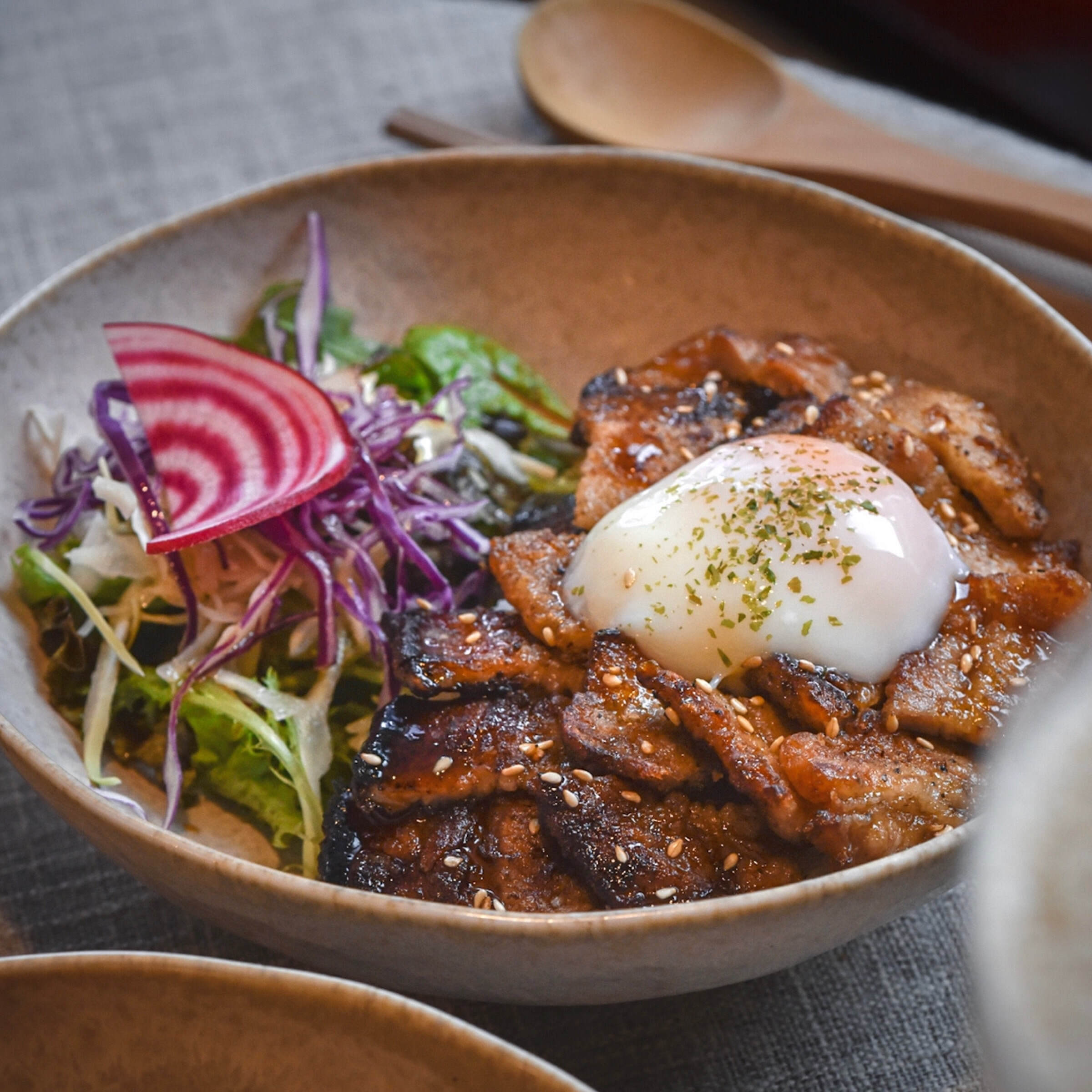 Pork belly don Ilza Japanese Cafe